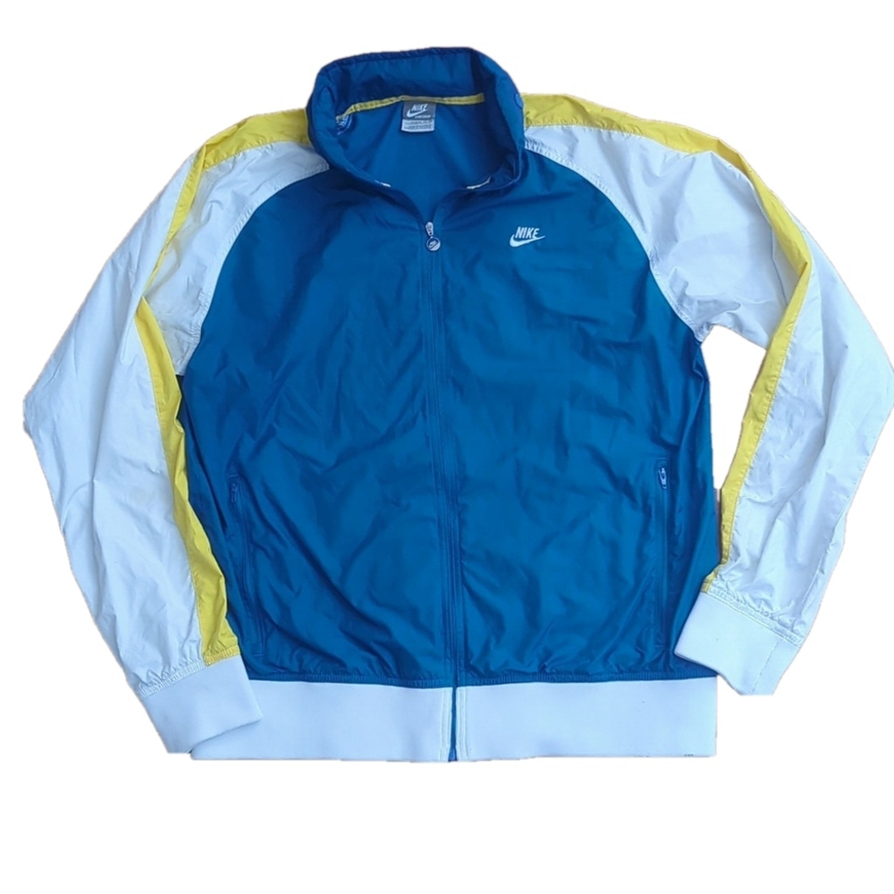 Nike Colorblock Windbreaker Jacket Packable Hood XL